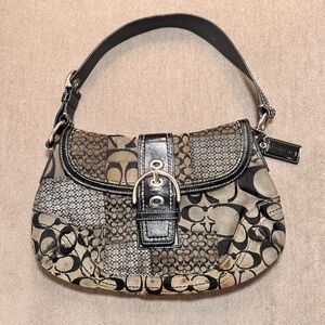 Vintage Coach Y2K Soho Patchwork Signature Canvas Bag